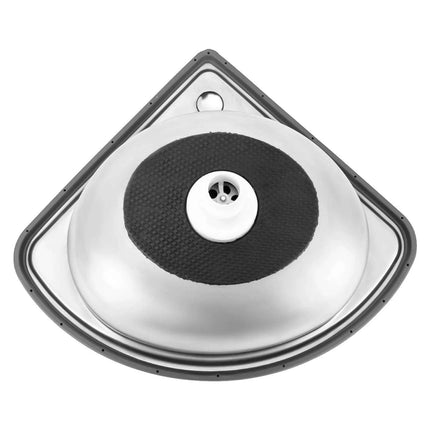 Versatile Triangular Stainless Steel Hand Wash Basin Kit for Modern Spaces