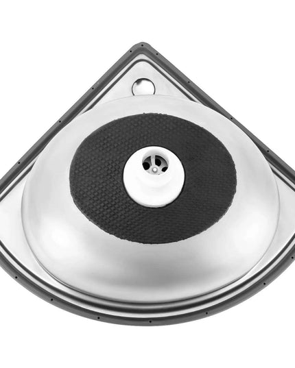 Versatile Triangular Stainless Steel Hand Wash Basin Kit for Modern Spaces