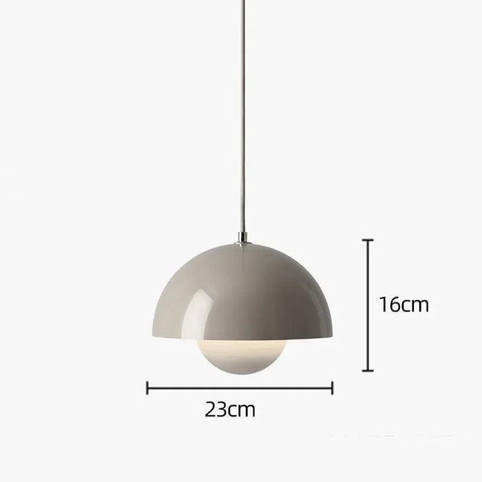 Nordic Inspired Iron Pendant Lamp: Elegant Lighting for Contemporary Spaces