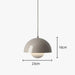 Nordic Inspired Iron Pendant Lamp: Elegant Lighting for Contemporary Spaces