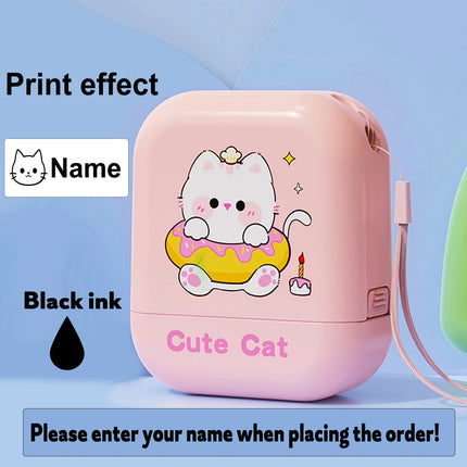 Punaline Custom Kids Name Stamp - Eco-Friendly Ink, Personalized Seal