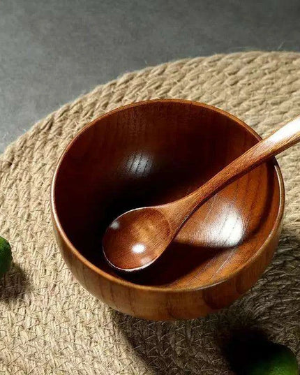 Elegant Japanese Jujube Wooden Bowls for Every Meal