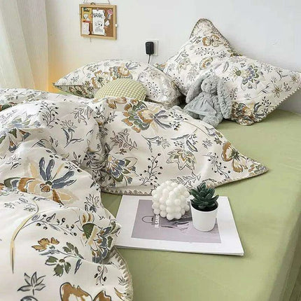 Charming Cherry Blossom Soft Washed Cotton Bedding Set