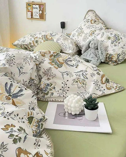 Charming Cherry Blossom Soft Washed Cotton Bedding Set