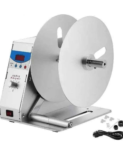 Automatic Heavy-Duty Label Rewinder Machine with Adjustable Speed Control for Efficient Printing