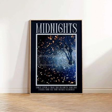 Taylor Swift Lyric Canvas Prints - Elegant Wall Art Inspired by Midnights, Lover, and Reputation Albums