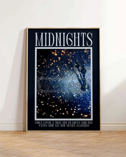 Taylor Swift Lyric Canvas Prints - Elegant Wall Art Inspired by Midnights, Lover, and Reputation Albums