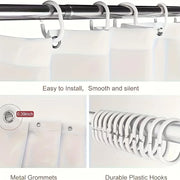 Custom Photo Waterproof Shower Curtain – Personalized Print, 9 Sizes