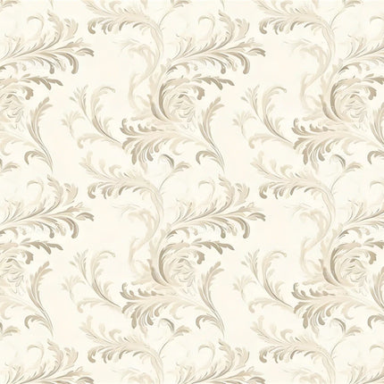 3D Abstract Feather & Flower Mural Wallpaper — Custom Size