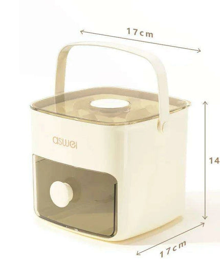 48-Cube Dual-Layer Ice Tray with Lid and Clips - Food-Grade Mold for Cocktails, Whiskey, and Desserts