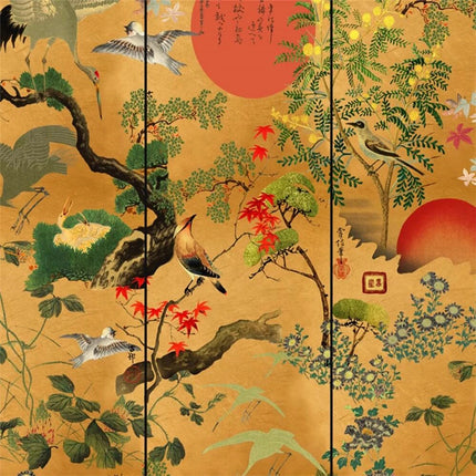 Très Elite Japanese 3D Mural Wallpaper - Flying Bird Design, Custom Im