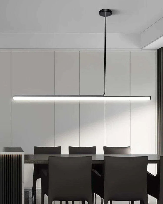 Modern Scandinavian LED Pendant Light with Remote Dimming - Chic Fixture for Dining and Home Bar Areas