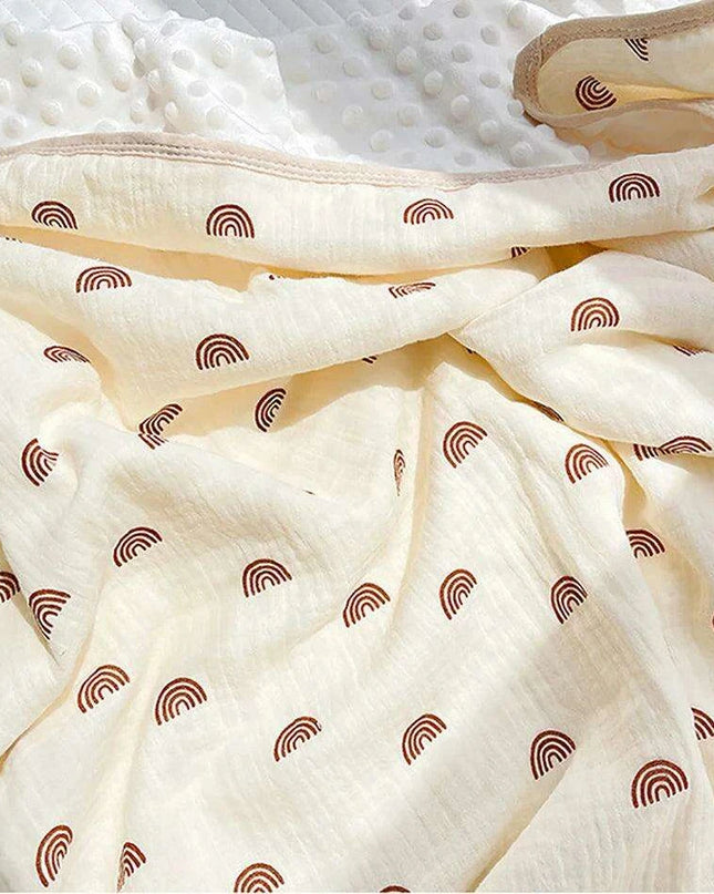 Autumn Comfort Fleece Baby Swaddle and Quilt Blanket