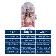 Customizable Arched Photo Backdrop Cloth for Events
