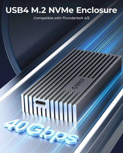 Next-Gen USB4 NVMe M.2 SSD Enclosure - Unleash Lightning-Fast Data Transfers