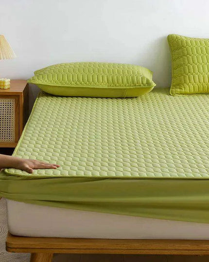 Premium Thick Fitted Sheet - Versatile Sizes for Twin, Full, Queen, King Mattresses in Elegant Solid Colors