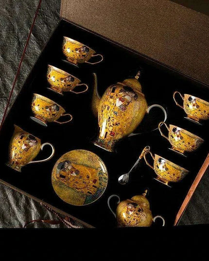 Luxurious European Bone China Tea Set - Elevate Your Tea Rituals