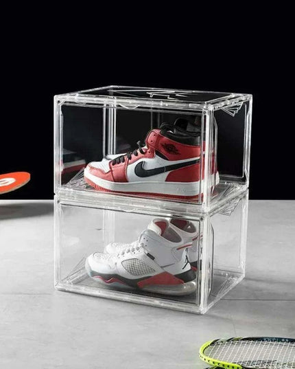 Transparent Sneaker Storage Boxes Set for Fashion Enthusiasts