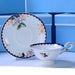Exquisite Royal Bone China Tea and Coffee Set with 24K Gold Trim - Luxurious Elegant Drinkware Collection