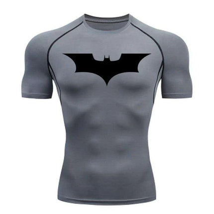 Men's Quick-Dry Compression Fitness T-Shirt for Running and Gym Workouts