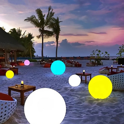 Solar LED Outdoor Mood Light Sphere – Decorative Garden Lamp