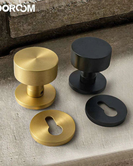 Sleek Serenity Brass Door Handle: Elevate Your Home's Style and Security