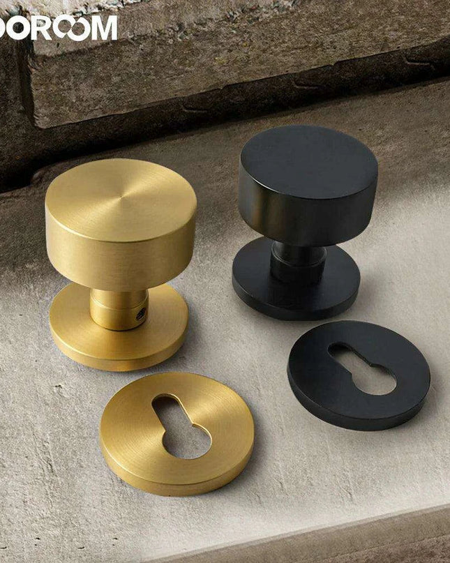 Sleek Serenity Brass Door Handle: Elevate Your Home's Style and Security