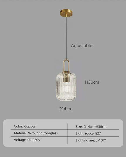 Scandinavian-Inspired Minimalist Glass LED Pendant Lights - Elegant Japanese Design for Home Interiors