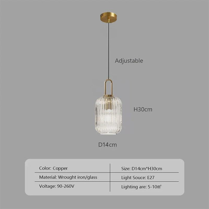 Scandinavian-Inspired Minimalist Glass LED Pendant Lights - Elegant Japanese Design for Home Interiors