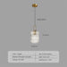 Scandinavian-Inspired Minimalist Glass LED Pendant Lights - Elegant Japanese Design for Home Interiors