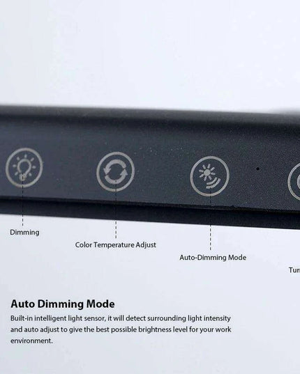 Smart Adjustable LED Desk Lamp: Elevate Your Workspace with Auto Dimming Features
