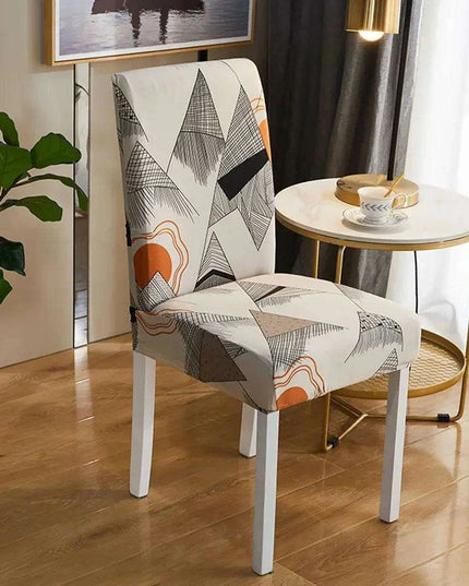 Elegant Bohemian Paisley Mandala Stretch Chair Slipcovers for Dining and Banquets