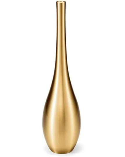 Luxurious Handcrafted Bronze Floral Vase - Timeless Elegance for Home Decor