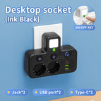 Black - 2 USB Ports