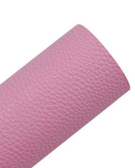 Colorful Litchi Textured Eco-Friendly PU Leather Craft Sheet