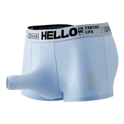 Teen Boys Elephant‑Trunk Style Cotton Boxer Underwear,Men Breathable Comfort Flat Briefs For Summer teen-boys-elephant-trunk-style-cotton-boxer-underwear-men-breathable-comfort-flat-briefs-for-summer