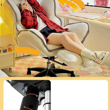 Ergonomic Adjustable Recliner Office Chair for Enhanced Work and Study Comfort