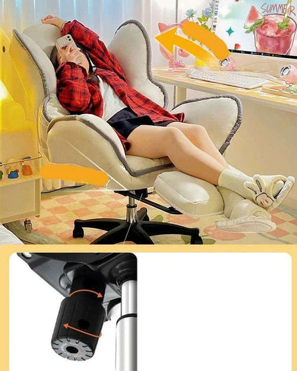 Ergonomic Adjustable Recliner Office Chair for Enhanced Work and Study Comfort
