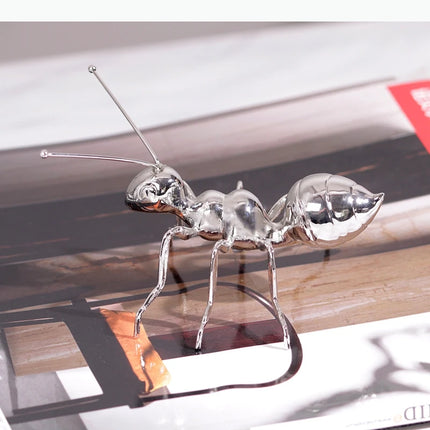 Metal Handicraft Artificial Insect Sculpture Ant Insect Ornament Metal