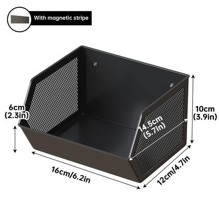Wochuangsi Magnetic Kitchen Storage Rack - No Drilling, Gap Hanging Ba