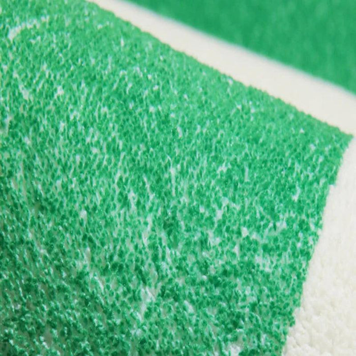 Elegant Green Checkerboard Area Rug for Sophisticated Home Interiors