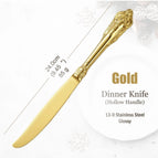 Dinner Knife-Gold