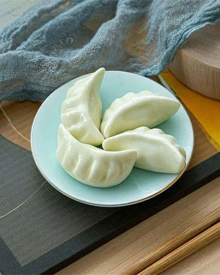 Charming Ceramic Dumpling Chopsticks Holder Set for Elegant Japanese Dining