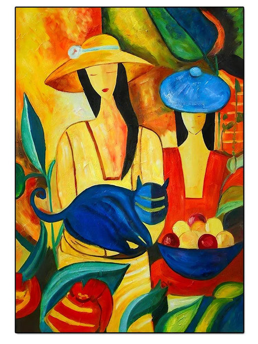 Sophisticated Elegance: Lady Canvas Artwork for Luxurious Home Design