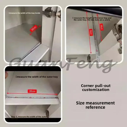 Single-Layer Pull-Out Cabinet Storage Tray