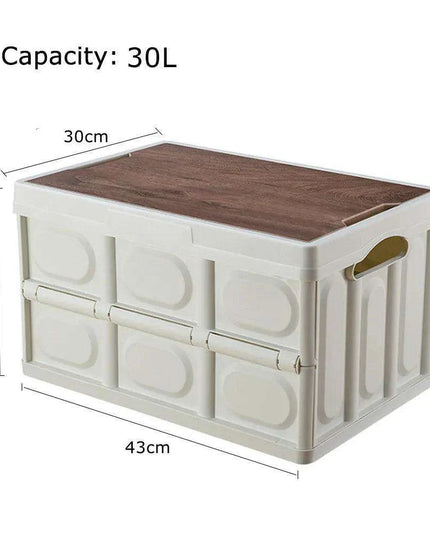 Multi-Functional Outdoor Gear Organizer with Integrated Table Access