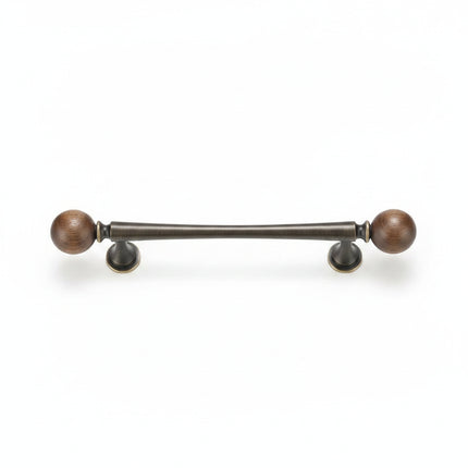 Classic Elegant Brass and Wooden Cabinet Wardrobe Door Handle Ancient