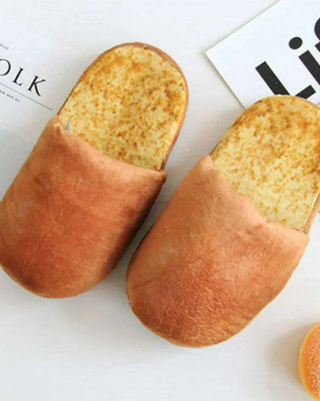 Burger Delight Cozy Slippers - Whimsical Loungewear for Autumn/Winter