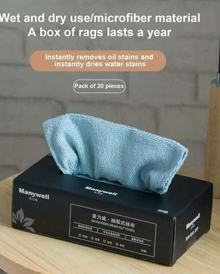 Eco-Friendly Kitchen Cleaning Cloths Bundle - 20 Highly Absorbent Reusable Towels