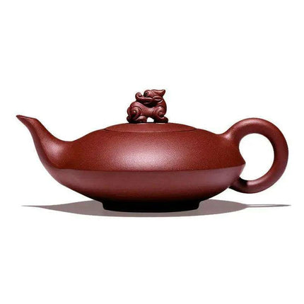 Handcrafted Yixing Purple Clay Teapot - 240ml Ideal for Oolong and Dahongpao Tea Enthusiasts